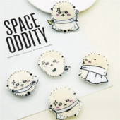 Zec Pas Cartoon Držač za mobilni telefon Stalak Slatki sklopivi Prst Smanjivanje Drška Nosač Dodaci Utičnica za iPhone 13 14 Xiaomi