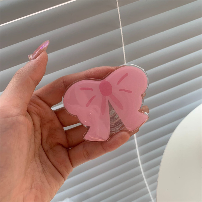 Korejski slatki crtani ružičasti mašni Griptok nosač za iPhone 15 14 Samsung Univerzalni dodaci za telefone Držač za telefon Grip Tok stalak