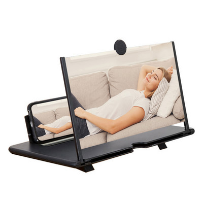 Suport pliabil Stand Amplificator video 14 inch 3D Amplificator de mărire pentru ecranul telefonului Afișaj mobil Lupă mărită