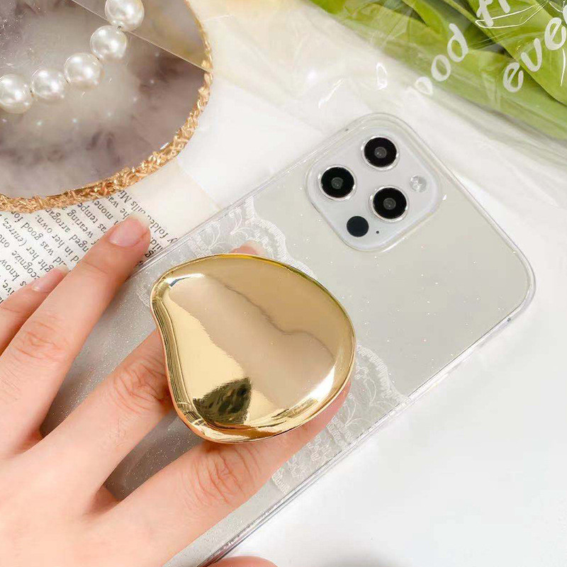 Metāla pārklājums Spogulis Salokāms Mobilā Telefona Turētājs Kontaktligzda Mobilā Telefona Piederumi Paplašināmais Statīvs Tālruņa apkaime