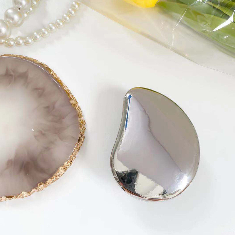 Metāla pārklājums Spogulis Salokāms Mobilā Telefona Turētājs Kontaktligzda Mobilā Telefona Piederumi Paplašināmais Statīvs Tālruņa apkaime