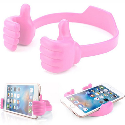 Suport pentru telefon mobil cu degetul mare Suport pentru telefon mobil pentru desktop portabil Suport pentru telefon pentru iPhone Xiaomi Samsung Suport pentru tabletă Leneș Suport pentru telefon mobil
