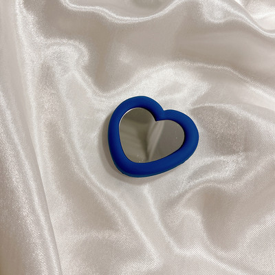 Korea Ins Cute Love Heart Flower Mirror Lazy Griptok Suport pentru iPhone 15 Accesorii Grip Tok Suport pentru telefon din silicon Suport inel