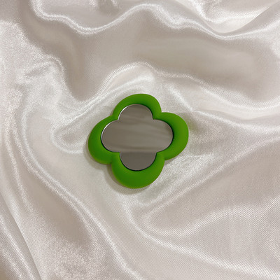 Korea Ins Cute Love Heart Flower Mirror Lazy Griptok Suport pentru iPhone 15 Accesorii Grip Tok Suport pentru telefon din silicon Suport inel