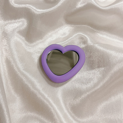 Korea Ins Cute Love Heart Flower Mirror Lazy Griptok Suport pentru iPhone 15 Accesorii Grip Tok Suport pentru telefon din silicon Suport inel