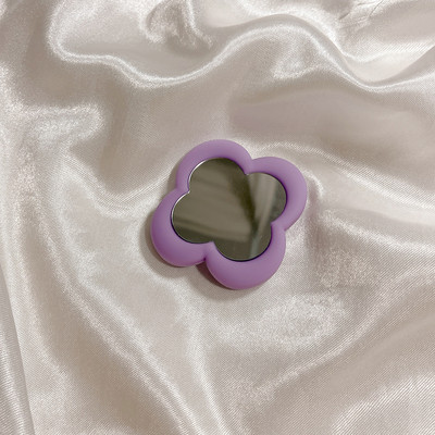 Korea Ins Cute Love Heart Flower Mirror Lazy Griptok Suport pentru iPhone 15 Accesorii Grip Tok Suport pentru telefon din silicon Suport inel