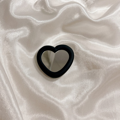 Korea Ins Cute Love Heart Flower Mirror Lazy Griptok Suport pentru iPhone 15 Accesorii Grip Tok Suport pentru telefon din silicon Suport inel