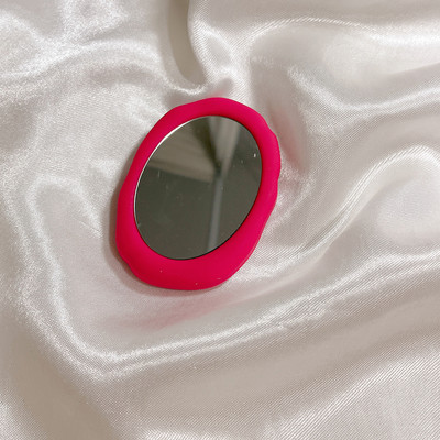 Korea Ins Cute Love Heart Flower Mirror Lazy Griptok Suport pentru iPhone 15 Accesorii Grip Tok Suport pentru telefon din silicon Suport inel