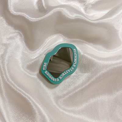 Korea Ins Cute Love Heart Flower Mirror Lazy Griptok Suport pentru iPhone 15 Accesorii Grip Tok Suport pentru telefon din silicon Suport inel