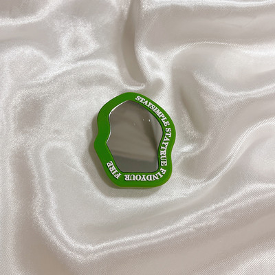 Korea Ins Cute Love Heart Flower Mirror Lazy Griptok Suport pentru iPhone 15 Accesorii Grip Tok Suport pentru telefon din silicon Suport inel