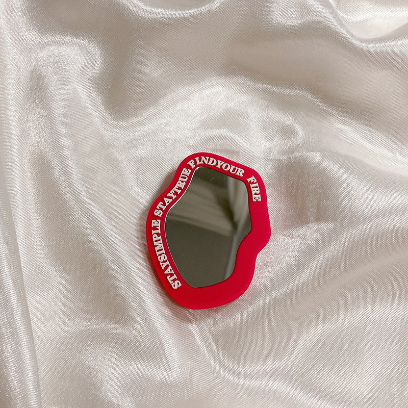 Korea Ins Cute Love Heart Flower Mirror Lazy Griptok Suport pentru iPhone 15 Accesorii Grip Tok Suport pentru telefon din silicon Suport inel