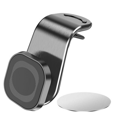 Magnētiskais automašīnas tālruņa turētājs brīvroku gaisa ventilācijas atvere automašīnas tālruņa stiprinājums GPS viedtālruņa atbalsts automašīnas kronšteinā iPhone Samsung Xiaomi