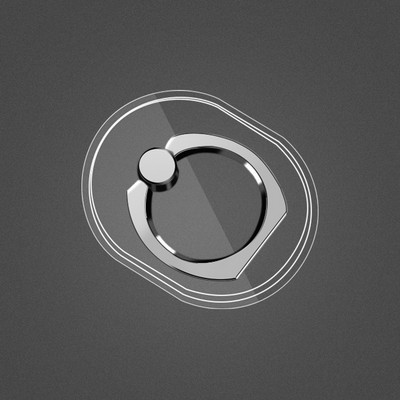 Suport universal pentru telefon mobil Suport inel magnetic pentru telefon mobil drăguț Suport transparent pentru iphone 11 12 XS MAX