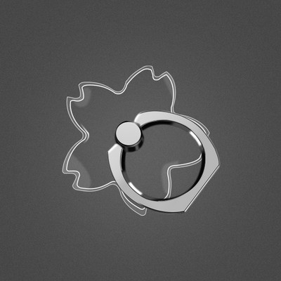 Suport universal pentru telefon mobil Suport inel magnetic pentru telefon mobil drăguț Suport transparent pentru iphone 11 12 XS MAX