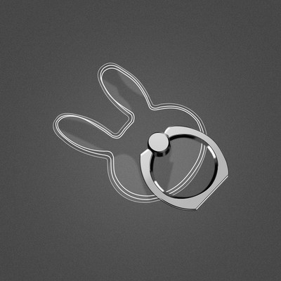 Suport universal pentru telefon mobil Suport inel magnetic pentru telefon mobil drăguț Suport transparent pentru iphone 11 12 XS MAX