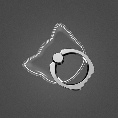 Suport universal pentru telefon mobil Suport inel magnetic pentru telefon mobil drăguț Suport transparent pentru iphone 11 12 XS MAX