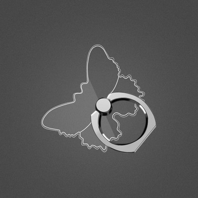 Suport universal pentru telefon mobil Suport inel magnetic pentru telefon mobil drăguț Suport transparent pentru iphone 11 12 XS MAX