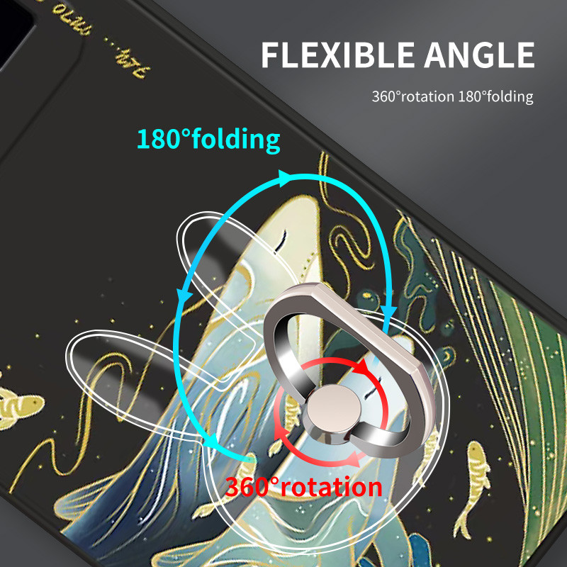 Suport universal pentru telefon mobil Suport inel magnetic pentru telefon mobil drăguț Suport transparent pentru iphone 11 12 XS MAX