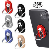 Universālais tālruņa turētājs 360 grādos rotējošs gredzena kronšteins automašīnas gaisa ventilācijas atveres navigācijas stiprinājuma kronšteinam iPhone Samsung Xiaomi