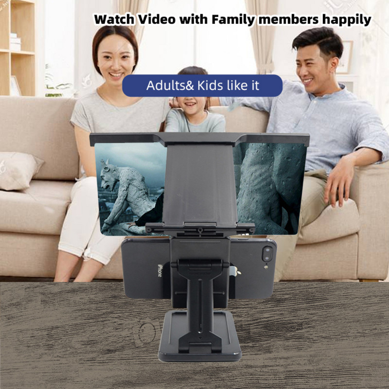 colių mobiliojo telefono ekrano stiprintuvas, skirtas iPad filmams, sulankstomas šešėliavimas 3D ekranas mobiliojo telefono stiprintuvas didintuvas mobiliojo telefono laikiklis