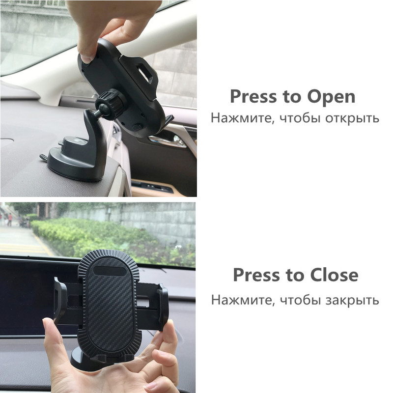 Automašīnas tālruņa turētājs 360° vējstikls, mobilais mobilais atbalsts viedtālruņa universālajam stiprinājuma statīvs iPhone 12 11 7 8 X Samsung Huawei