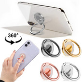 Luksusa tālruņa gredzena turētājs, universāls, 360 grādos rotējošs, spīdīgs kalna krāsas pirksta gredzena turētājs automašīnas turētāja tālruņa pirksta statīva kronšteins