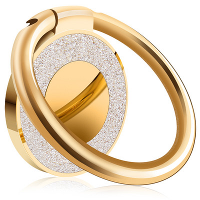 Luksusa tālruņa gredzena turētājs, universāls, 360 grādos rotējošs, spīdīgs kalna krāsas pirksta gredzena turētājs automašīnas turētāja tālruņa pirksta statīva kronšteins