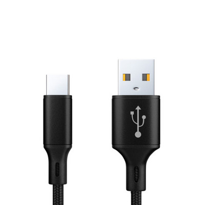 Īpaši īss 25 cm USB C tipa kabelis Samsung Mate USB A–C tipa datu vadam 3 A ātrās uzlādes kabelis, kas paredzēts Huawei Xiaomi