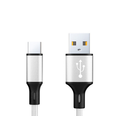 Īpaši īss 25 cm USB C tipa kabelis Samsung Mate USB A–C tipa datu vadam 3 A ātrās uzlādes kabelis, kas paredzēts Huawei Xiaomi