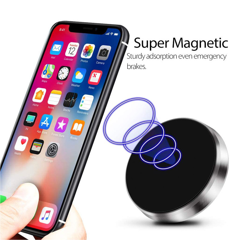 Suport magnetic pentru telefon pentru mașină Suport universal pentru montare magnetică Lipire pe peretele tabloului de bord al mașinii pentru iPhone Samsung Xiaomi Huawei
