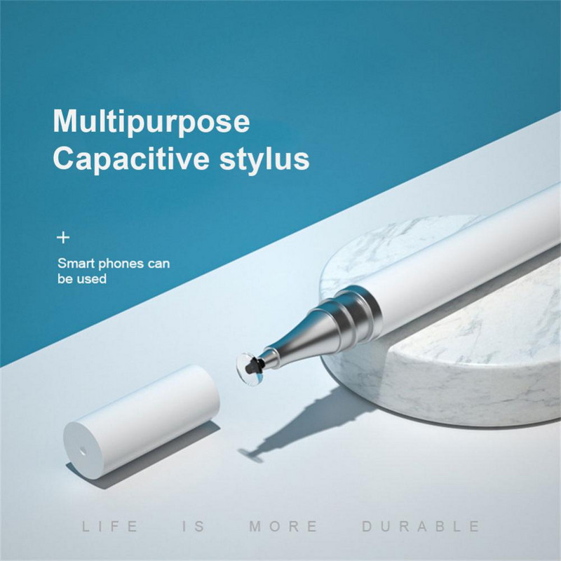 2 u 1 Stylus olovka za mobitel Tablet Kapacitivna dodirna olovka za Samsung Iphone Univerzalna Android olovka za crtanje ekrana