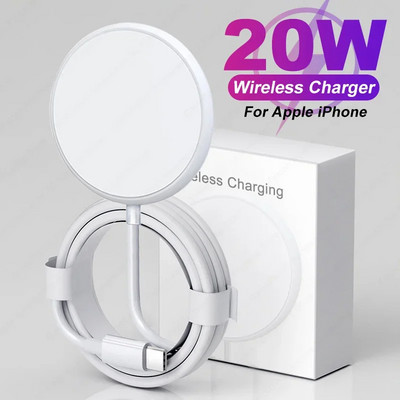 За Apple iPhone 15 Pro Max Магнитно безжично зарядно устройство 14 13 12 11 X XR XS SE USB Type C Аксесоари за телефон с бързо зареждане