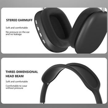 ΝΕΑ Ασύρματα ακουστικά P9 PRO MAX Air Ακύρωση θορύβου Ακουστικά Bluetooth Mic Pods Over Ear Αθλητικά Ακουστικά για gaming για την Apple