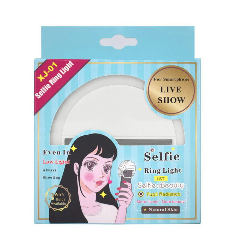 Mini mobilni telefon Led samookidač Svjetlo Sidro Beauty Lens Live Artefact Okrugli eksplozijski prsten Svjetlo za punjenje mobilnog telefona