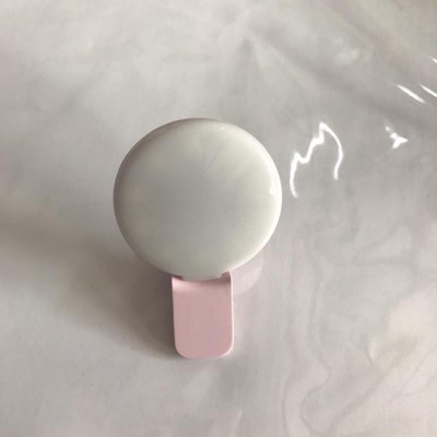 1 db univerzális telefon szelfi LED gyűrűs villanófény hordozható telefon szelfi lámpa világító klip lámpa kamera fényképezés videó