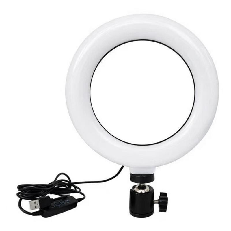 Selfie Fill Light Clip σε Led Light για τηλέφωνο USB Selfie Ring Light με θήκη τηλεφώνου Επιτραπέζιο τρίποδο Λειτουργίες φωτισμού Τηλεχειριστήριο για IOS