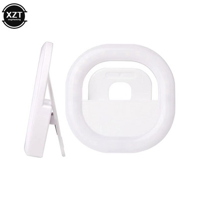 ÚJ Mobiltelefon töltőfény Élő szépség szelfi újratölthető gyűrű USB töltőlámpa Net Red Live Mobiltelefon önkioldó betöltő lámpák