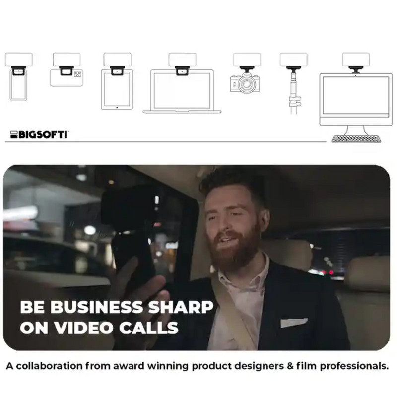 Mini video LED gaisma Tālrunis uzpildes gaisma Iebūvēts akumulators Mobilais telefons Pašbilde Piepildes gaisma Video Fotografēšana Uzpildes lampa Paspilgtināt aina