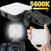 Mini Clip LED Lumină video Telefon mobil Lumină de umplere Tabletă Computer Lumină video conferință 5600K Lămpi portabile pentru selfie reglabile