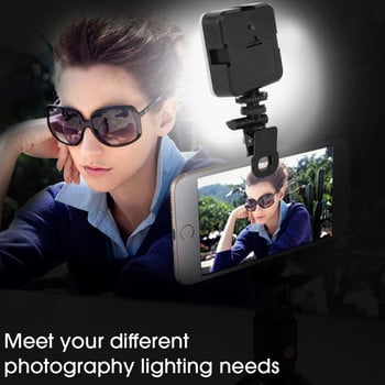 Μίνι κλιπ LED Video Light Κινητό Τηλέφωνο Πλήρωση Φως Tablet Υπολογιστή Φως βίντεο συνδιάσκεψης 5600K Φορητές λάμπες Selfie με δυνατότητα ρύθμισης