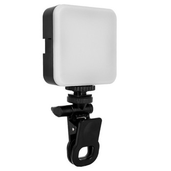 Μίνι κλιπ LED Video Light Κινητό Τηλέφωνο Πλήρωση Φως Tablet Υπολογιστή Φως βίντεο συνδιάσκεψης 5600K Φορητές λάμπες Selfie με δυνατότητα ρύθμισης