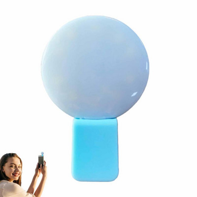 Μίνι Selfie Ring Light Φορητό με κλιπ Selfie Fill Light Φως LED με επαναφορτιζόμενη μπαταρία για κινητό τηλέφωνο