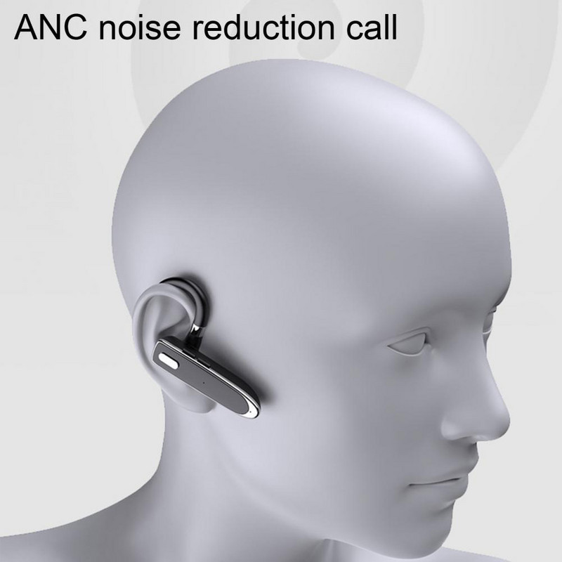 YYK530 vienas auss biznesa austiņas ar Bluetooth saderīgas bezvadu IPX5 ūdensnecaurlaidīgas trokšņu samazināšanas sporta mūzikas austiņas ar mikrofonu