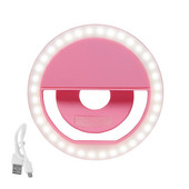 LED pašbildes lampa Mini uzlādējama tālruņa zvana gaisma pārnēsājama fotografēšanas nakts gaisma