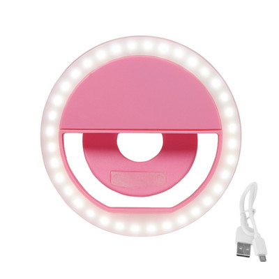 LED pašbildes lampa Mini uzlādējama tālruņa zvana gaisma pārnēsājama fotografēšanas nakts gaisma