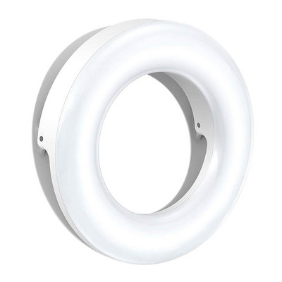 Selfie Light Ring Lights Led Circle Mini Light Clamp για τηλέφωνα, Rechargeable Clip-on Makeup Fill Light Camera Laptop Video
