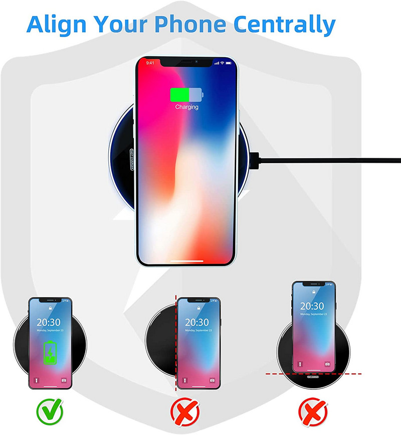 30 W bezvadu lādētāja paliktnis iPhone 15 14 13 12 11 XS XR 8 Samsung S23 S22 C tipa indukcijas ātrās uzlādes stacijas tālruņu lādētāji