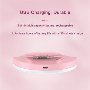 USB Charge Led Selfie Ring Light Обектив за мобилен телефон LED Selfie Lamp Ring за iPhone Samsung Xiaomi POCO Mobile Phone Selfie Light