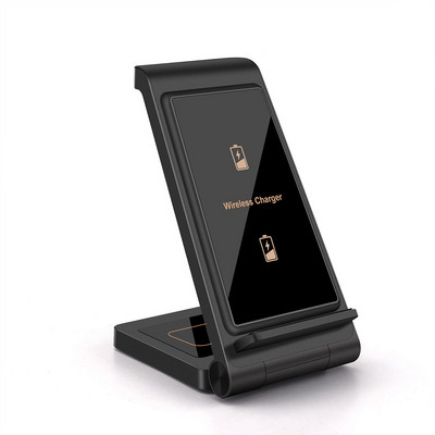 2 u 1 30 W bežični punjač s dva sjedala za Samsung S24 S23 stalak za brzo punjenje za iPhone 15 14 13 12 11 XS XR X 8 Airpods 3 Pro