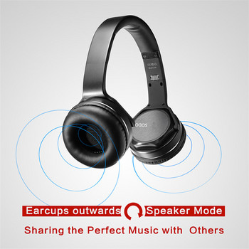 Ασύρματα ακουστικά SODO MH3 Ηχεία 2 σε 1 Αναδιπλούμενα HiFi Stereo Bluetooth 5.0 ακουστικά με υποστήριξη μικροφώνου TF/FM